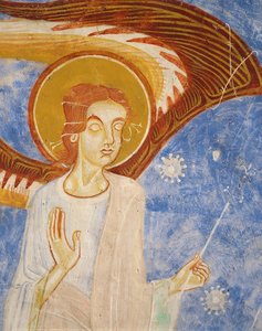 Ángel en la pared oeste de Unbekannt Unbekannt